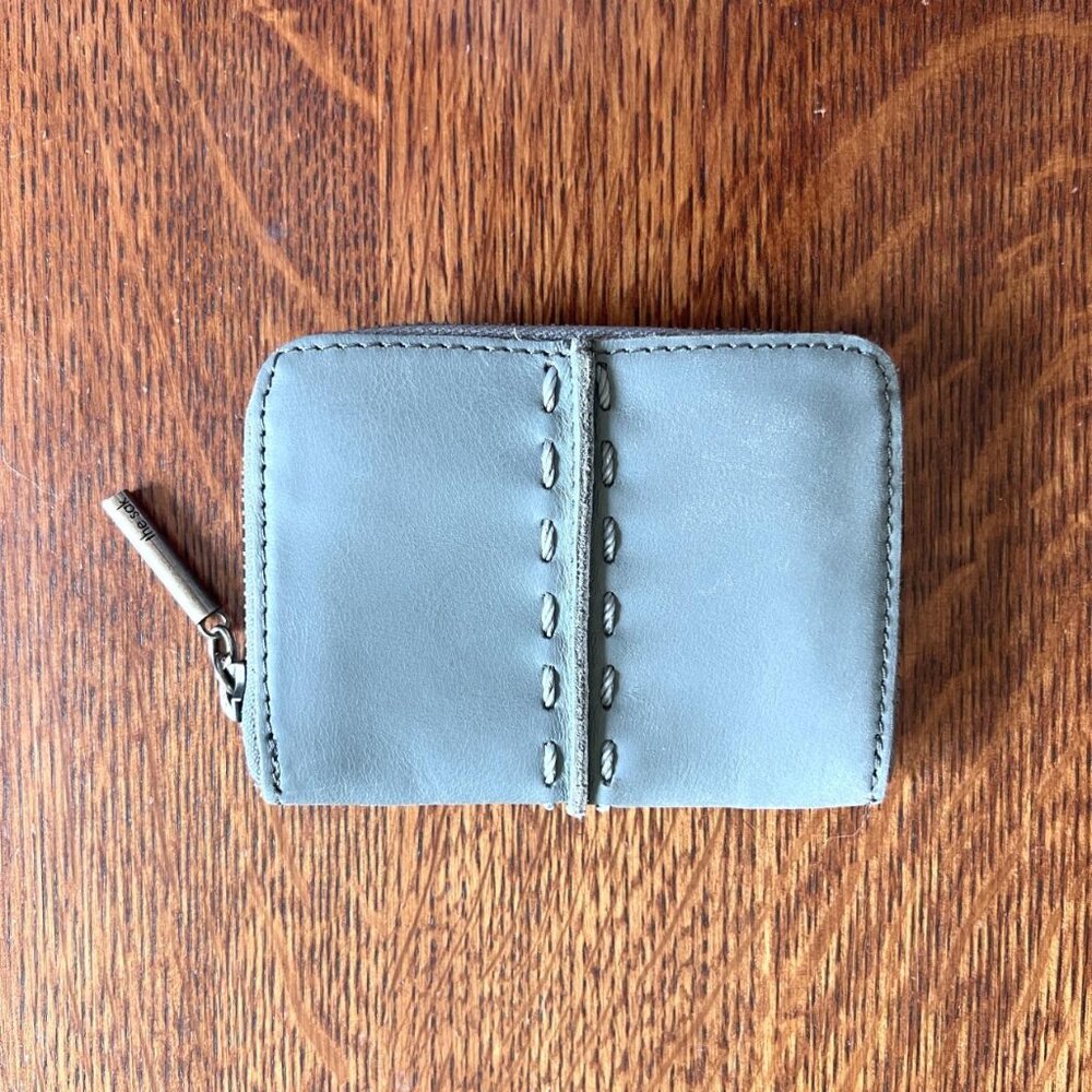 The Sak Los Feliz Leather Wallet in Gray